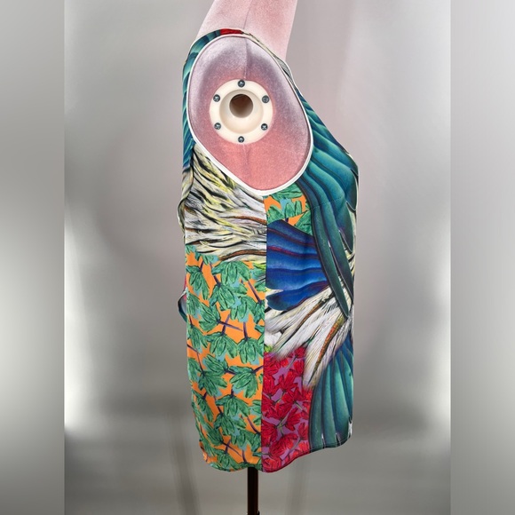 EUC Clover Canyon Multi Print Blouse - Picture 4 of 8